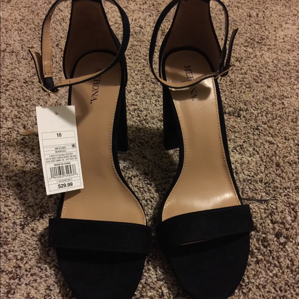 Black heels